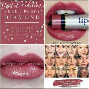 LipSense Sheer Berry Diamond Long Lasting Liquid Lip Color‎ SeneGence New Sealed